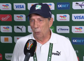 Officiel : Gasset remplace Gattuso sur le banc de l’OM Jean-Louis Gasset avec la Côte d'Ivoire (capture écran Youtube)