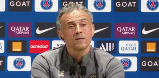 Luis Enrique avant OM-PSG