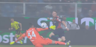 Vitinha buteur lors de Genoa-Bologne