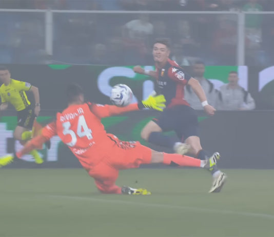 Vitinha buteur lors de Genoa-Bologne