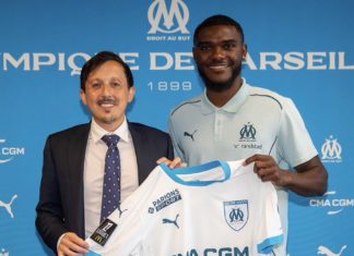 Longoria et Brassier à l’OM (crédit photo OM.fr)