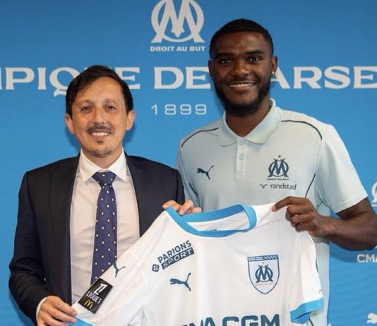 Après Koné, l’OM officialise Brassier ! Longoria et Brassier à l’OM (crédit photo OM.fr)