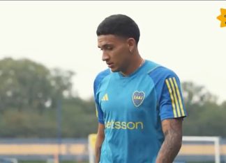 Ezequiel Fernandez, milieu de Boca Juniors courtisé par l'OM