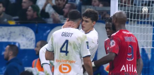 Gigot et Balerdi lors de OM-OL