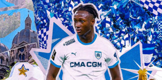 Ismaël Koné à l'OM (crédit OM.fr)