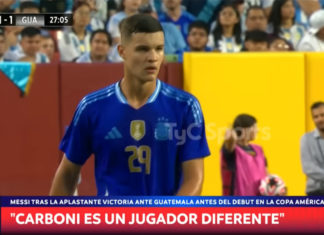 Valentin Carboni,; un crack argentin suivi par l'OM