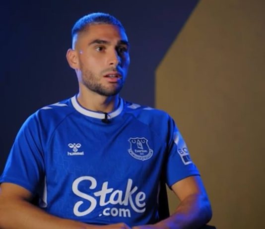 Neal Maupay à Everton