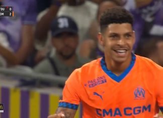 Luis Henrique buteur lors de Toulouse-OM (DAZN)