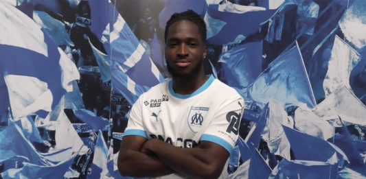 Jonathan Rowe sous le maillot de l'OM