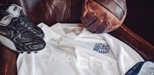 Le maillot de l'OM pour ses 125 ans (OM.fr)