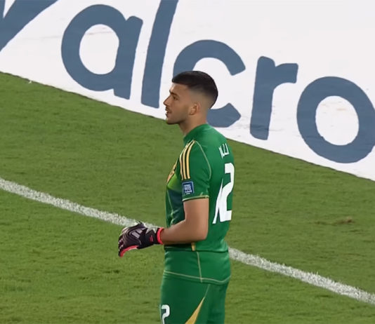 Rulli lors de Venezuela-Argentine