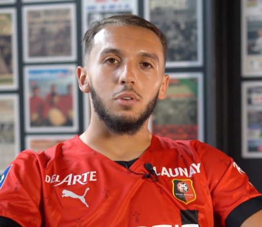 Amine Gouiri, attaquant de Rennes