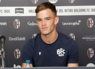 Thijs Dallinga, attaquant néerlandais de Bologne pisté par l'OM