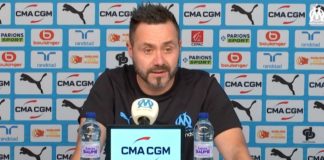 De Zerbi en conférence de presse avant OM-Strasbourg