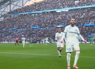 Amine Gouiri buteur lors de OM-ASSE