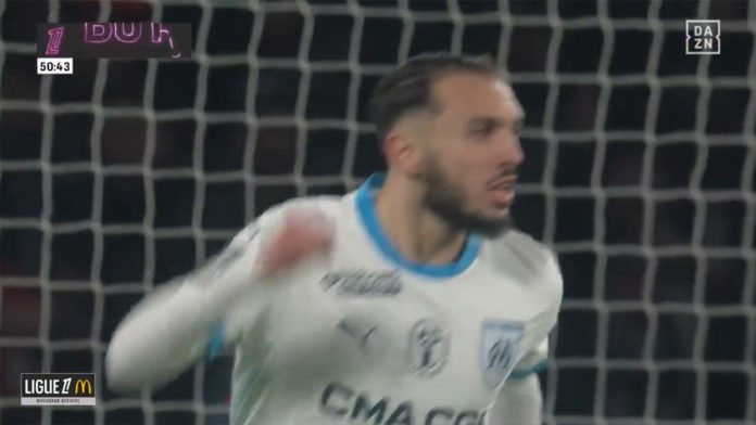 Gouiri buteur lors de PSG-OM (DAZN)