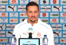 Luiz Felipe en conférence de presse avec l’OM