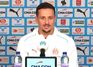 Luiz Felipe en conférence de presse avec l’OM