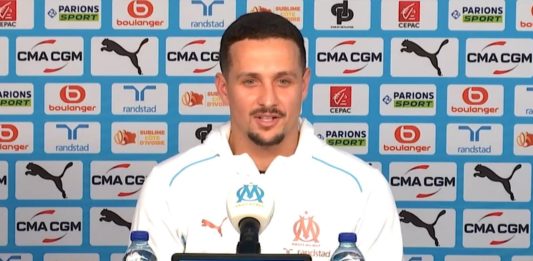 Luiz Felipe en conférence de presse avec l’OM