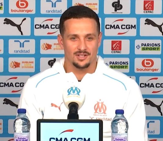 Luiz Felipe en conférence de presse avec l’OM