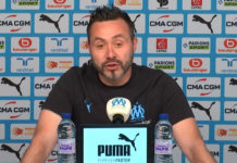 De Zerbi en conférence de presse avant OM-Toulouse