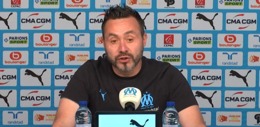 De Zerbi en conférence de presse avant OM-Toulouse