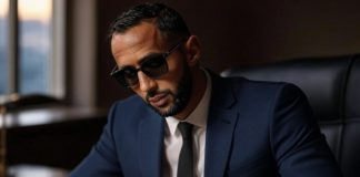 Medhi Benatia en pleine réflexion sur le mercato OM (image générée par IA)