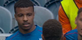 Hamza Igamane, buteur marocain des Rangers