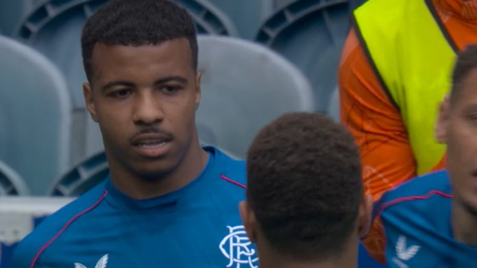 Hamza Igamane, buteur marocain des Rangers