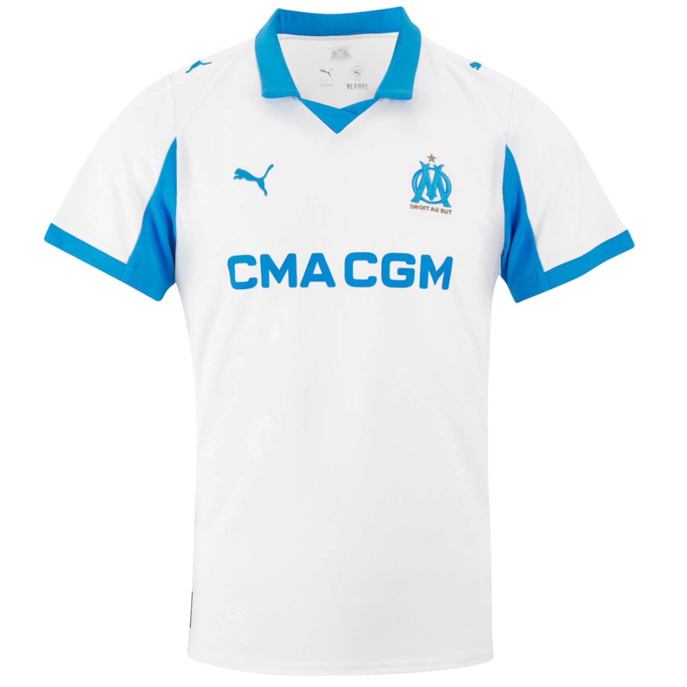 Le maillot domicile de l'OM 2025/2026