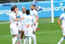 Medina buteur pour sa première avec l'OM