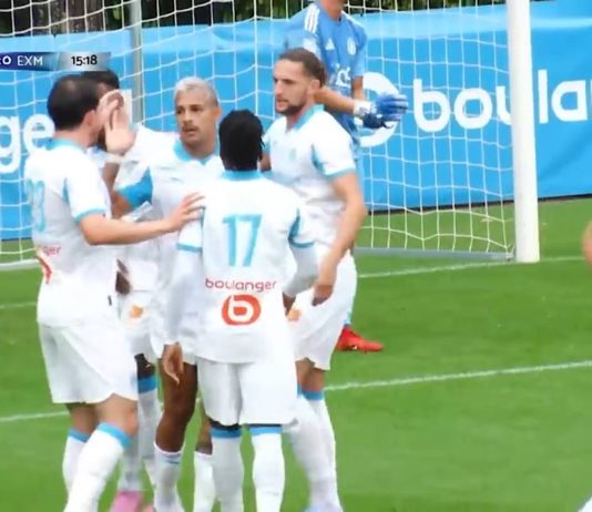 Medina buteur pour sa première avec l'OM