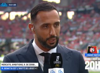 Benatia avant Rennes-OM (Ligue 1+)
