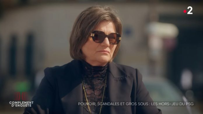 Véronique Rabiot en interview sur France 2 en mars 2025