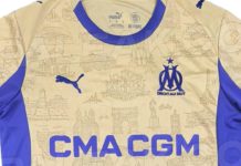 Le quatrième maillot de l'OM pour la saison 2025/2026