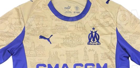 Le quatrième maillot de l'OM pour la saison 2025/2026