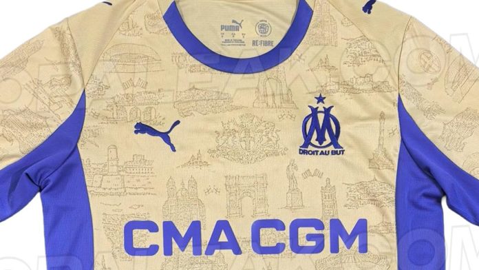 Le quatrième maillot de l'OM pour la saison 2025/2026
