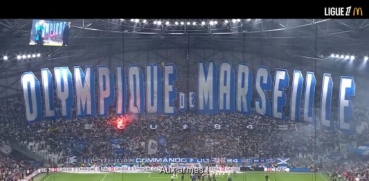 Le tifo magnifique de OM-PSG
