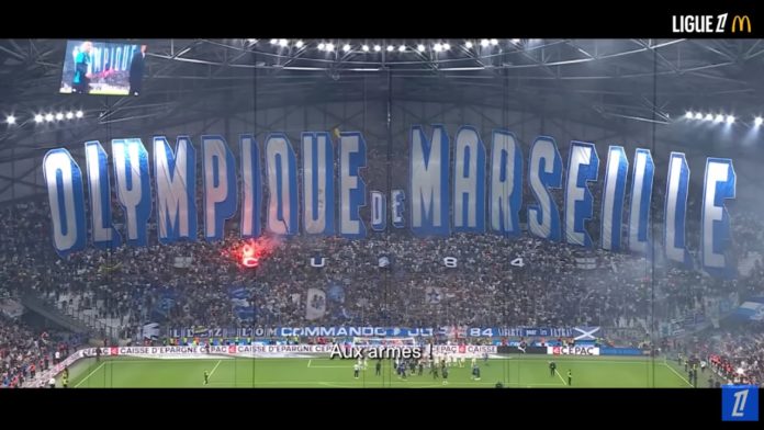 Le tifo magnifique de OM-PSG