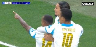 La joie de Paixão après son premier but contre l'Ajax