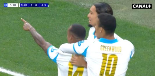 La joie de Paixão après son premier but contre l'Ajax