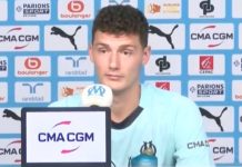 Pavard s’excuse après Lens-OM, De Zerbi le défend Pavard lors de sa présentation à l'OM