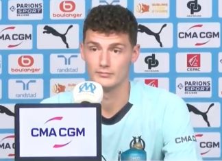Pavard s’excuse après Lens-OM, De Zerbi le défend Pavard lors de sa présentation à l'OM