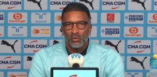 Habib Beye lors de sa présentation à l'OM