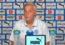 Mercato OM : enfin une grosse recrue pour Genesio ? Bruno Genesio lors de sa conférence de presse de présentation à l'OM