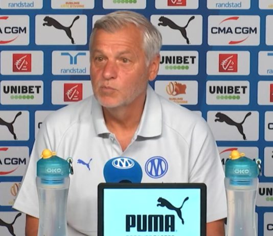 Mercato OM : enfin une grosse recrue pour Genesio ? Bruno Genesio lors de sa conférence de presse de présentation à l'OM